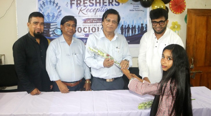 গোবিপ্রবিতে নবীন শিক্ষার্থীদের বরণ